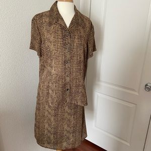 Blouse and skirt set